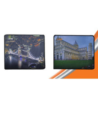 Tappetino Per Mouse Pc Computer Fisso Notebook Varie Fantasie Paesaggi Mp-2127         