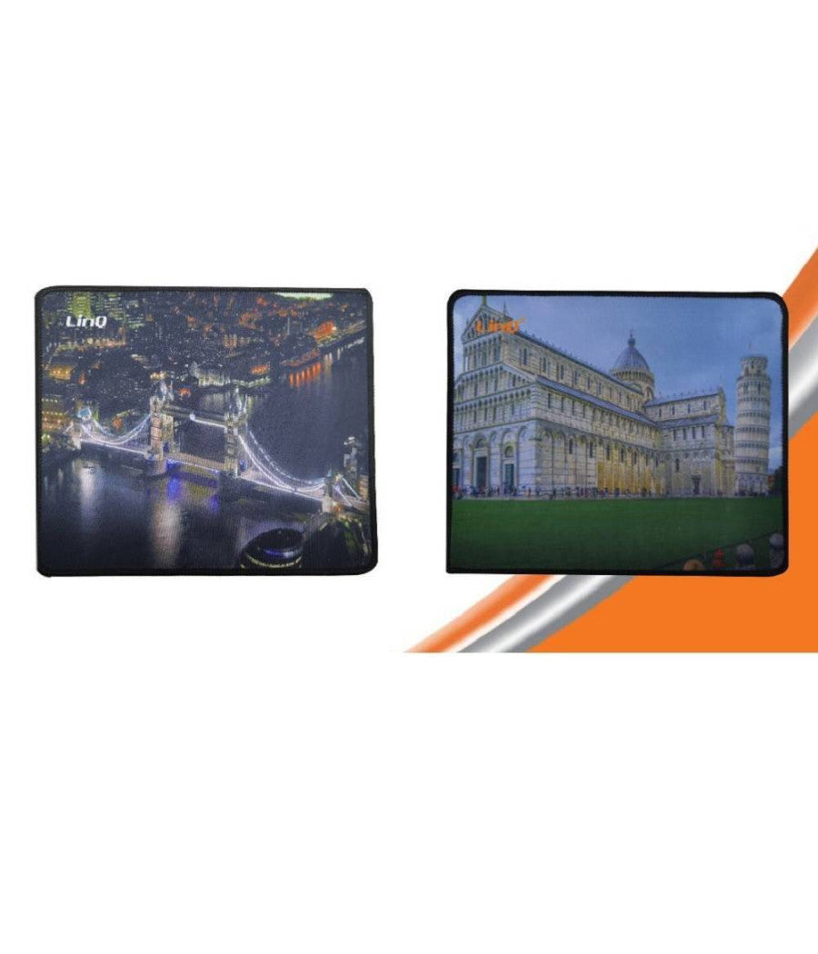 Tappetino Per Mouse Pc Computer Fisso Notebook Varie Fantasie Paesaggi Mp-2127         