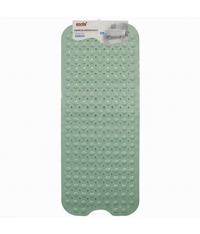 Tappetino Per Vasca Antiscivolo 100 X 40 Cm Tappeto Doccia In Pvc 79740 Verde         