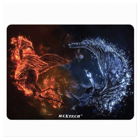 Tappetino Poggiapolso Tappeto Pc Gaming Mouse Pad Serie Fireice Maxtech G-mpad05         