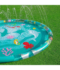 Tappetino Splash Con Getti D'acqua Effetto Fontana Fondale Marino 165 Cm 52487         