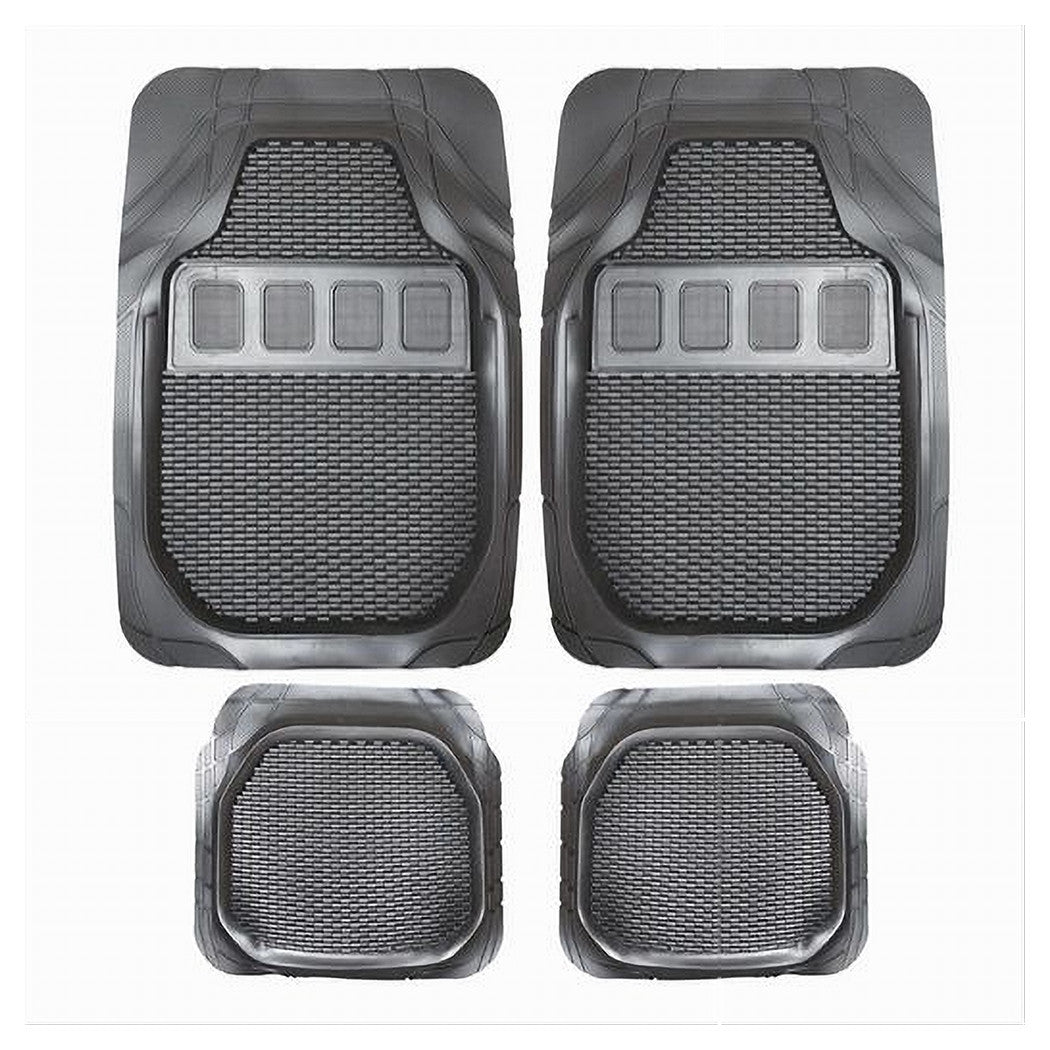 Tappetino Universale Auto 100% Pvc Anteriore Posteriore Tappetini 4pz Maxtech Mats-08         