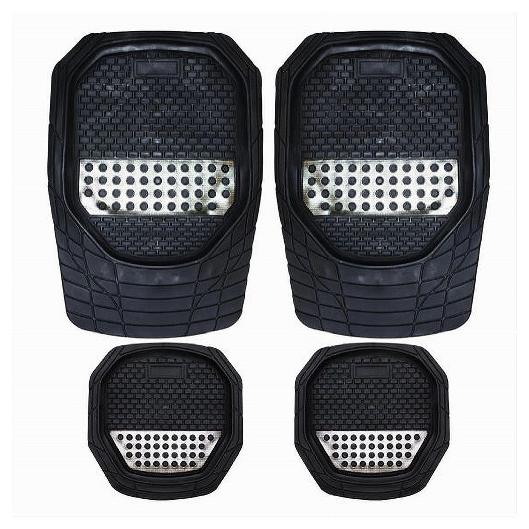 Tappetino Universale Da Auto Pvc Stampa Turbo Tappetini 4 Pezzi Maxtech Mats-05         