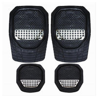 Tappetino Universale Da Auto Pvc Stampa Turbo Tappetini 4 Pezzi Maxtech Mats-05         