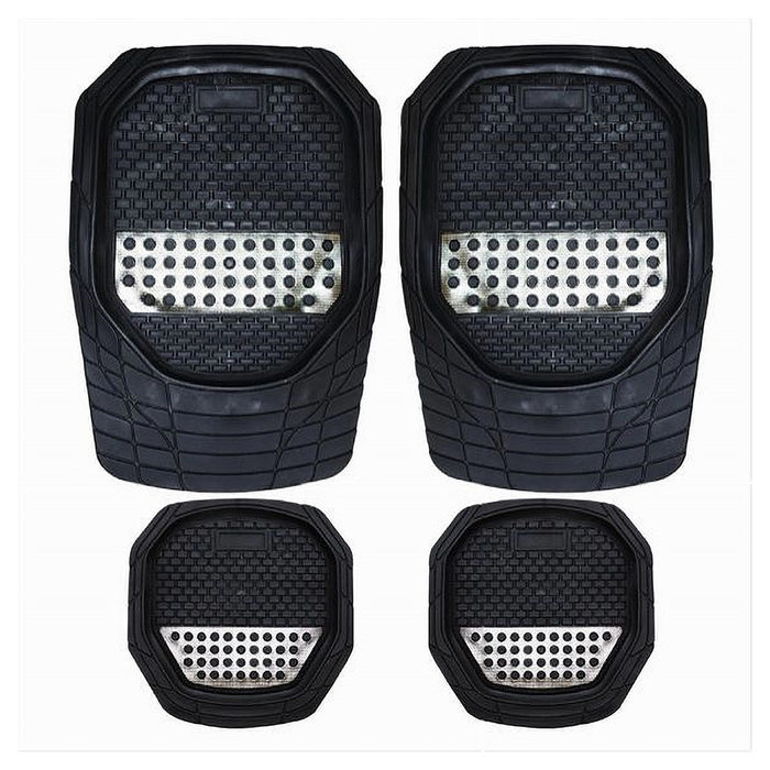 Tappetino Universale Da Auto Pvc Stampa Turbo Tappetini 4 Pezzi Maxtech Mats-05         