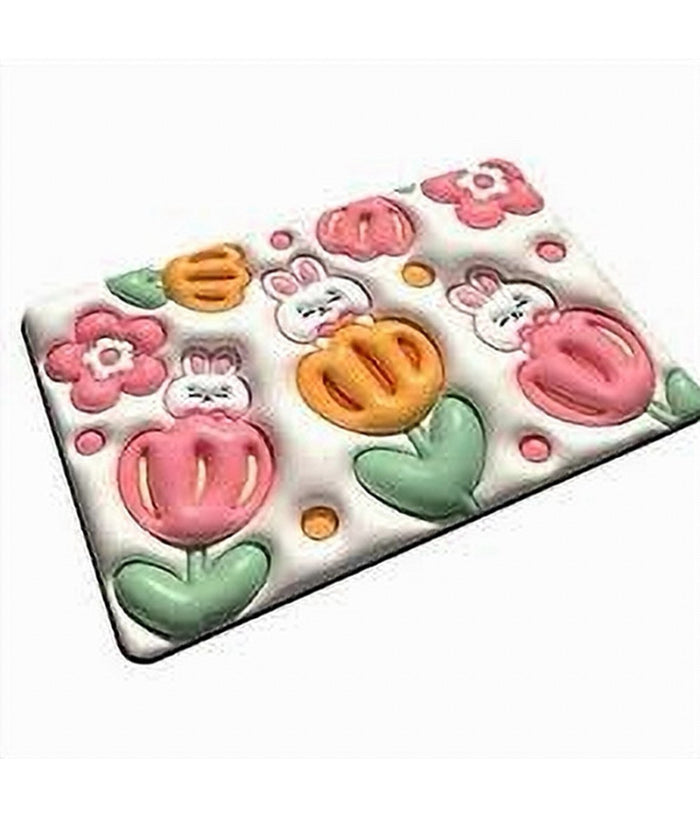 Tappeto 3d Bagno Antiscivolo Asciugatura Rapida Morbido Assorbente 38x58cm 87223         