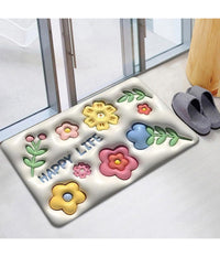 Tappeto 3d Bagno Antiscivolo Asciugatura Rapida Morbido Assorbente 38x58cm 87223         