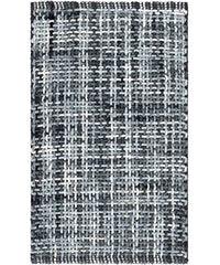 Tappeto bagno CRAZY ANTRACITE in micorfibra misto cotone, morbido antiscivolo lavabile in lavatrice, tappetino lavabo sanitari bagno cm.50x80