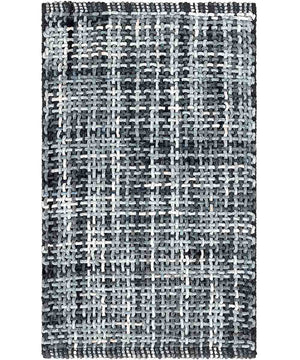 Tappeto bagno CRAZY ANTRACITE in micorfibra misto cotone, morbido antiscivolo lavabile in lavatrice, tappetino lavabo sanitari bagno cm.50x80