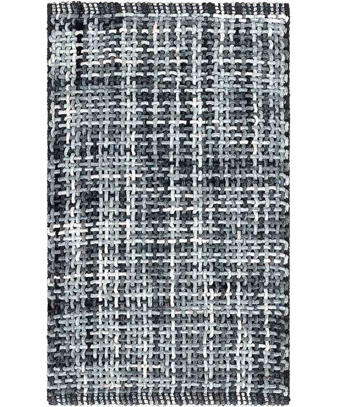 Tappeto bagno CRAZY ANTRACITE in micorfibra misto cotone, morbido antiscivolo lavabile in lavatrice, tappetino lavabo sanitari bagno cm.50x80