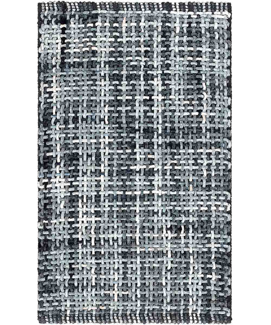 Tappeto bagno CRAZY ANTRACITE cm.60x120 in micorfibra misto cotone, morbido antiscivolo lavabile in lavatrice, tappetino lavello sanitari