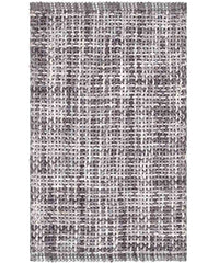 Tappeto bagno CRAZY GRIGIO in micorfibra misto cotone, morbido antiscivolo lavabile in lavatrice, tappetino lavabo sanitari bagno cm.50x80