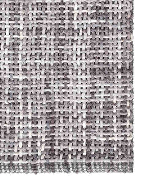 Tappeto bagno CRAZY GRIGIO in micorfibra misto cotone, morbido antiscivolo lavabile in lavatrice, tappetino lavabo sanitari bagno cm.50x80