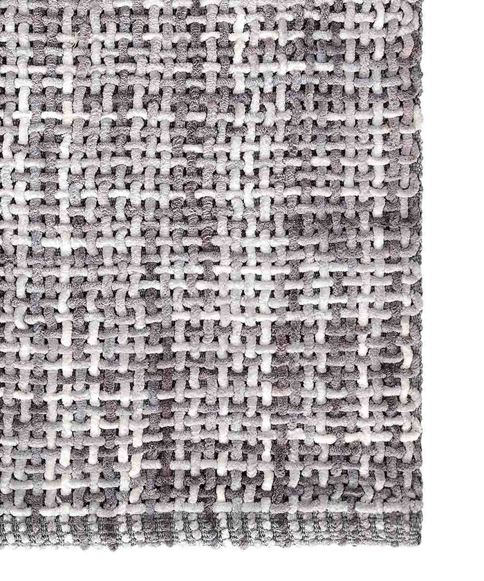 Tappeto bagno CRAZY GRIGIO in micorfibra misto cotone, morbido antiscivolo lavabile in lavatrice, tappetino lavabo sanitari bagno cm.50x80