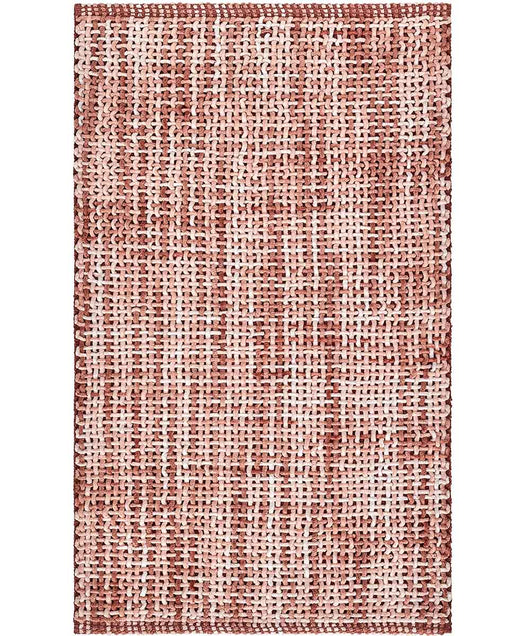 Tappeto bagno CRAZY ROSA in micorfibra misto cotone, morbido antiscivolo lavabile in lavatrice, tappetino lavabo sanitari bagno cm.60x120