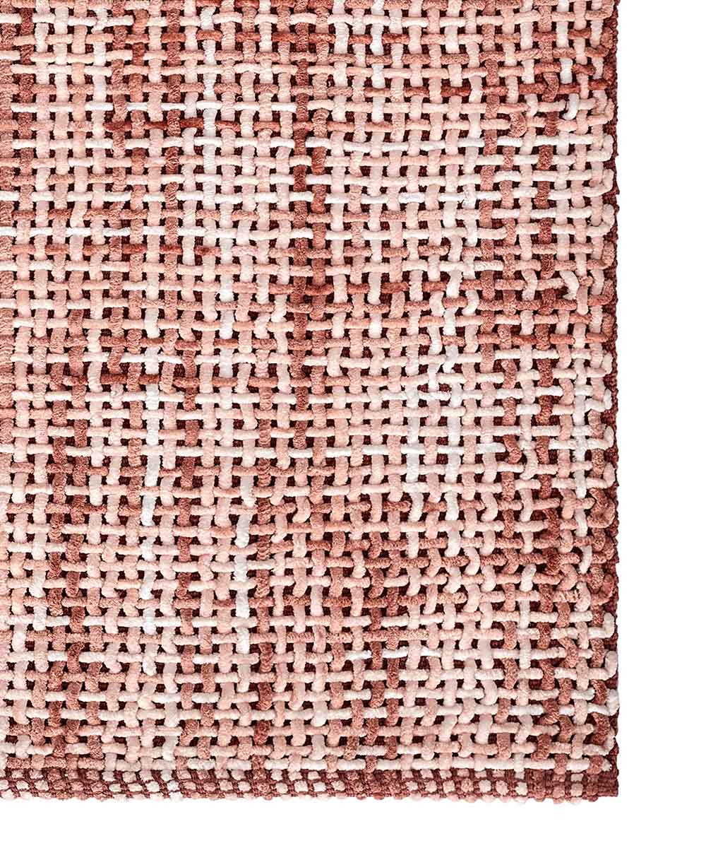 PARURE tappeti bagno CRAZY ROSA in micorfibra misto cotone, morbidi antiscivolo lavabili in lavatrice, tappetini lavabo sanitari (1 pz cm.45x75 + 2 pz cm.40x45)