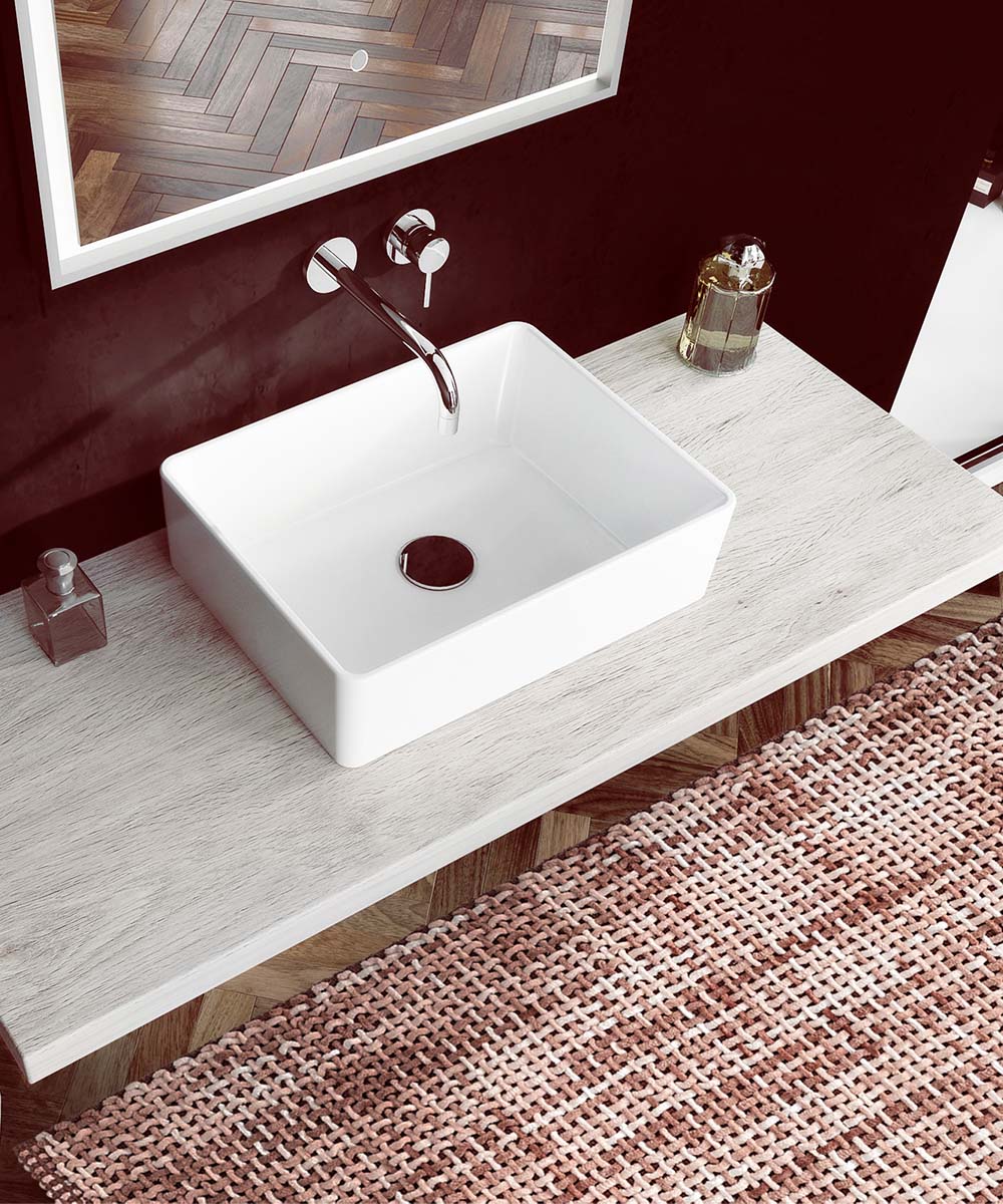 PARURE tappeti bagno CRAZY ROSA in micorfibra misto cotone, morbidi antiscivolo lavabili in lavatrice, tappetini lavabo sanitari (1 pz cm.45x75 + 2 pz cm.40x45)