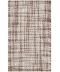 PARURE tappeti bagno CRAZY TORTORA in micorfibra misto cotone, morbidi antiscivolo lavabili in lavatrice, tappetini lavabo sanitari (1 pz cm.45x75 + 2 pz cm.40x45)