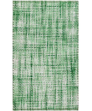 Parure tappeti bagno CRAZY VERDE (1 pz cm.45x75 + 2 pz cm.40x45) in micorfibra misto cotone, morbidi antiscivolo lavabili in lavatrice, tappetini lavello sanitari