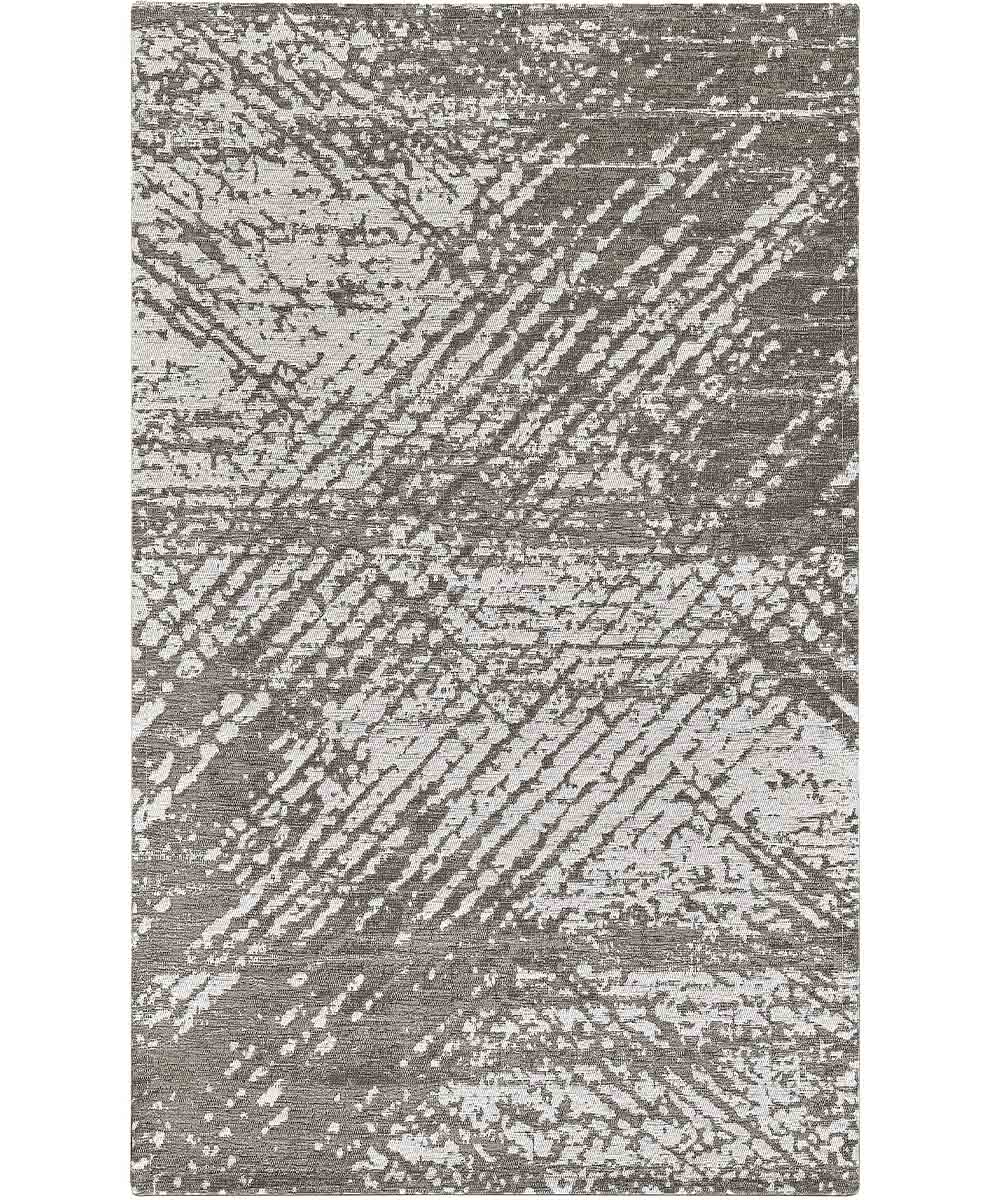 Tappeti Arredo ESSENZA FANGO disegno moderno astratto contemporaneo, multiuso lavabile antiscivolo cm.65x110 (Coppia)