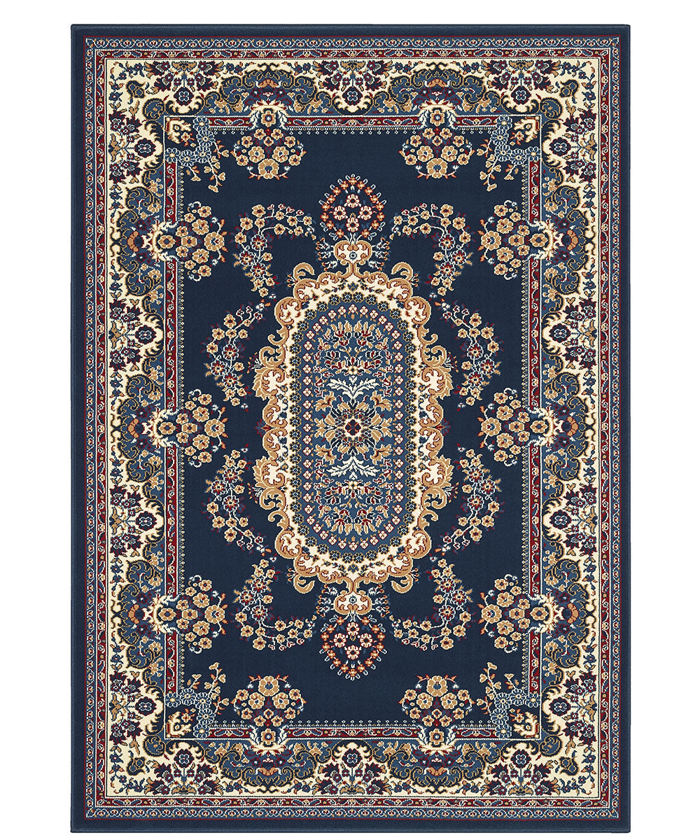 Tappeto ROYAL SHIRAZ 2063 BLU cm.160x230 arredo salotto disegno orientale persiano classico