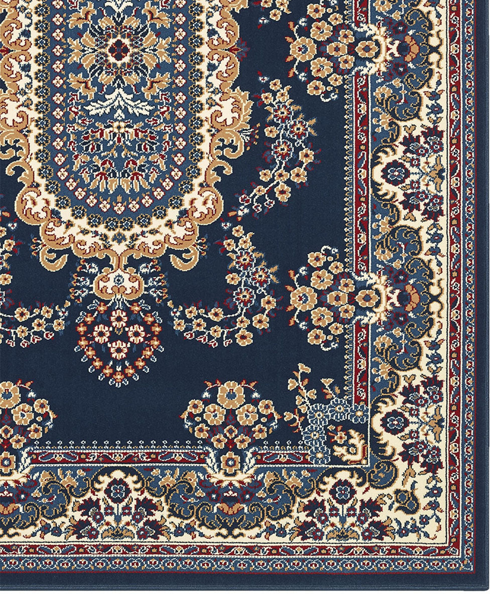 Tappeto ROYAL SHIRAZ 2063 BLU cm.160x230 arredo salotto disegno orientale persiano classico