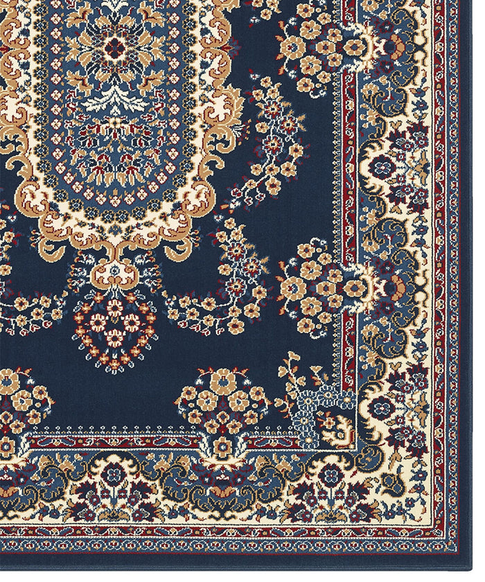 Tappeto ROYAL SHIRAZ 2063 BLU cm.160x230 arredo salotto disegno orientale persiano classico