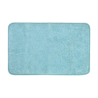 Tappeto antiscivolo bagno 45x75 cm verde acqua in poliestere