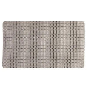 Tappeto Antiscivolo In PVC Per Doccia Mosaico Tortora 40x70 Cm