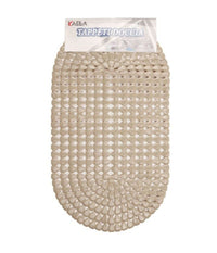 Tappeto Antiscivolo Ovale Diamante Cachi Per Vasca Bagno Doccia 36 X 66 Cm 87860         