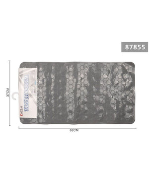 Tappeto Antiscivolo Rettangolare Per Bagno Doccia Nido Ape Grigio 37x68cm 87855         