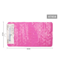 Tappeto Antiscivolo Rettangolare Per Bagno Doccia Nido Ape Rosa 37 X 68 Cm 87858         