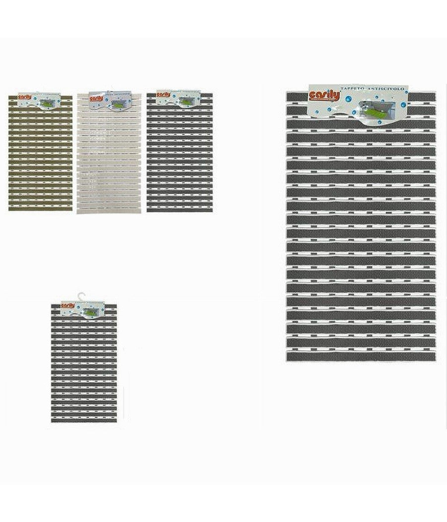 Tappeto Antiscivolo Tappetino Per Vasca Bagno Doccia 68 X 40cm 59311 Vari Colori         