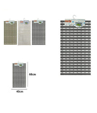 Tappeto Antiscivolo Tappetino Per Vasca Bagno Doccia 68 X 40cm 59311 Vari Colori         