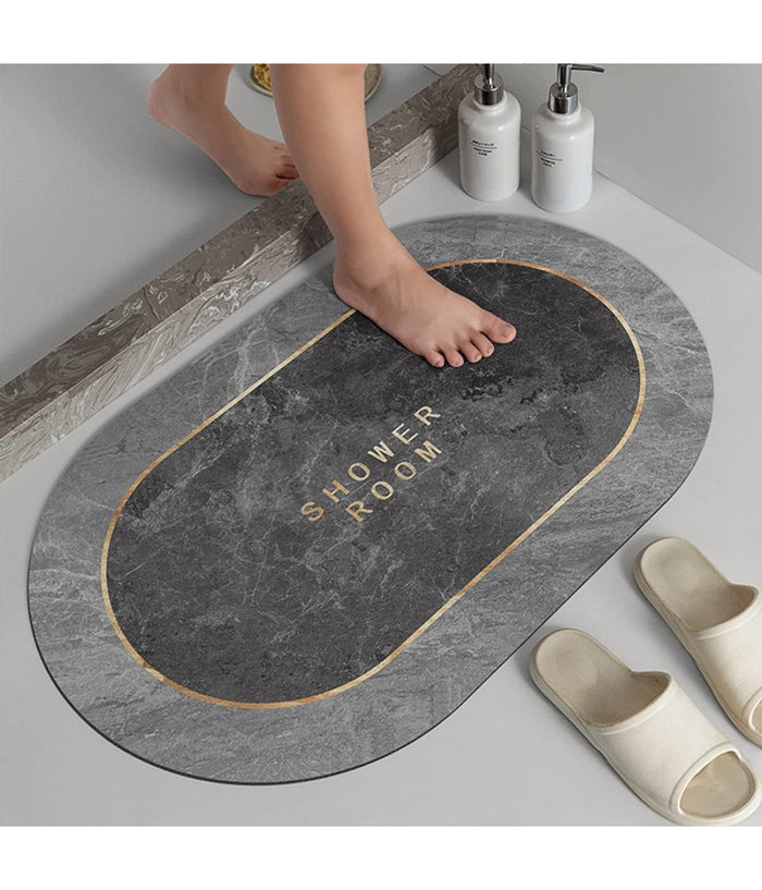 Tappeto Assorbente Antiscivolo Asciugatura Rapida Bagno Vasca Doccia 38x58cm 87226         