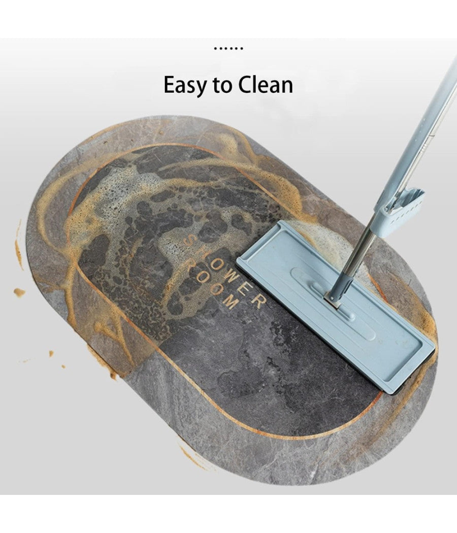 Tappeto Assorbente Antiscivolo Asciugatura Rapida Bagno Vasca Doccia 38x58cm 87226         