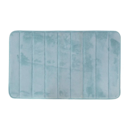 Tappeto bagno 100% poliestere 45x75 acquamarina antiscivolo  Memo