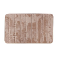 Tappeto bagno 100% poliestere 45x75 tortora antiscivolo  Memo
