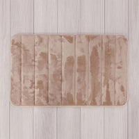 Tappeto bagno 100% poliestere 45x75 tortora antiscivolo  Memo