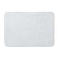 Tappeto bagno bianco 60x40 cm in microfibra antiscivolo Spring