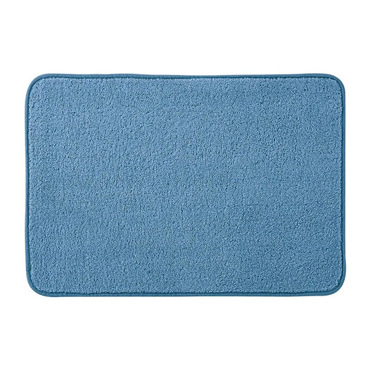 Tappeto bagno blu 60x40 cm in microfibra antiscivolo Spring