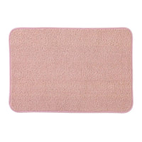 Tappeto bagno rosa 60x40 cm in microfibra antiscivolo Spring