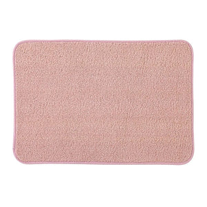 Tappeto bagno rosa 60x40 cm in microfibra antiscivolo Spring