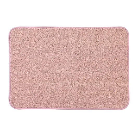 Tappeto bagno rosa 60x40 cm in microfibra antiscivolo Spring