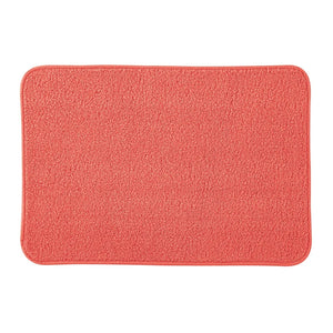 Tappeto bagno rosso 60x40 cm in microfibra antiscivolo Spring
