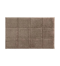 Tappeto beige in microfibra 60X110 cm - Serie Square cod 81951