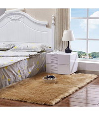 Tappeto Cute Rettangolare Pelliccia Fluffy Colori Living Camera Letto 120x180 Cm         