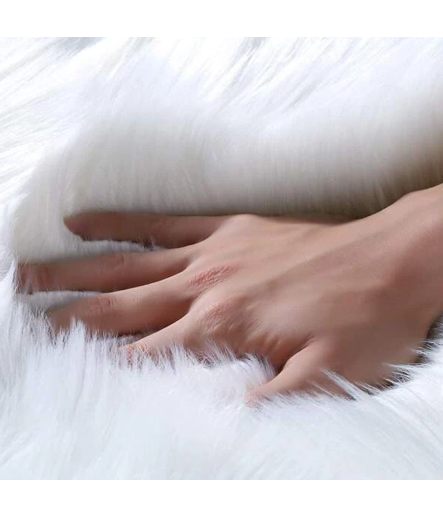 Tappeto Cute Rettangolare Pelliccia Fluffy Colori Living Camera Letto 120x180 Cm         