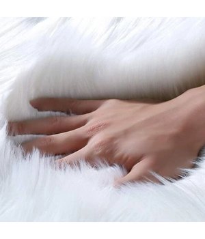 Tappeto Cute Rettangolare Pelliccia Fluffy Colori Living Camera Letto 120x180 Cm         