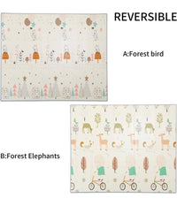 Tappeto Da Gioco Per Bambini Neonato Xpe Schiuma Pieghevole Portabile 180x200 Cm         